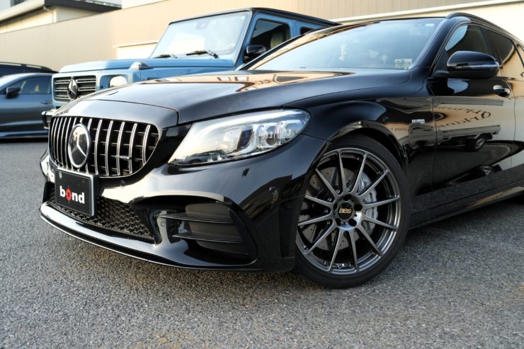 Mercedes AMG C43 coupe　ステアリング　グリル　BBS