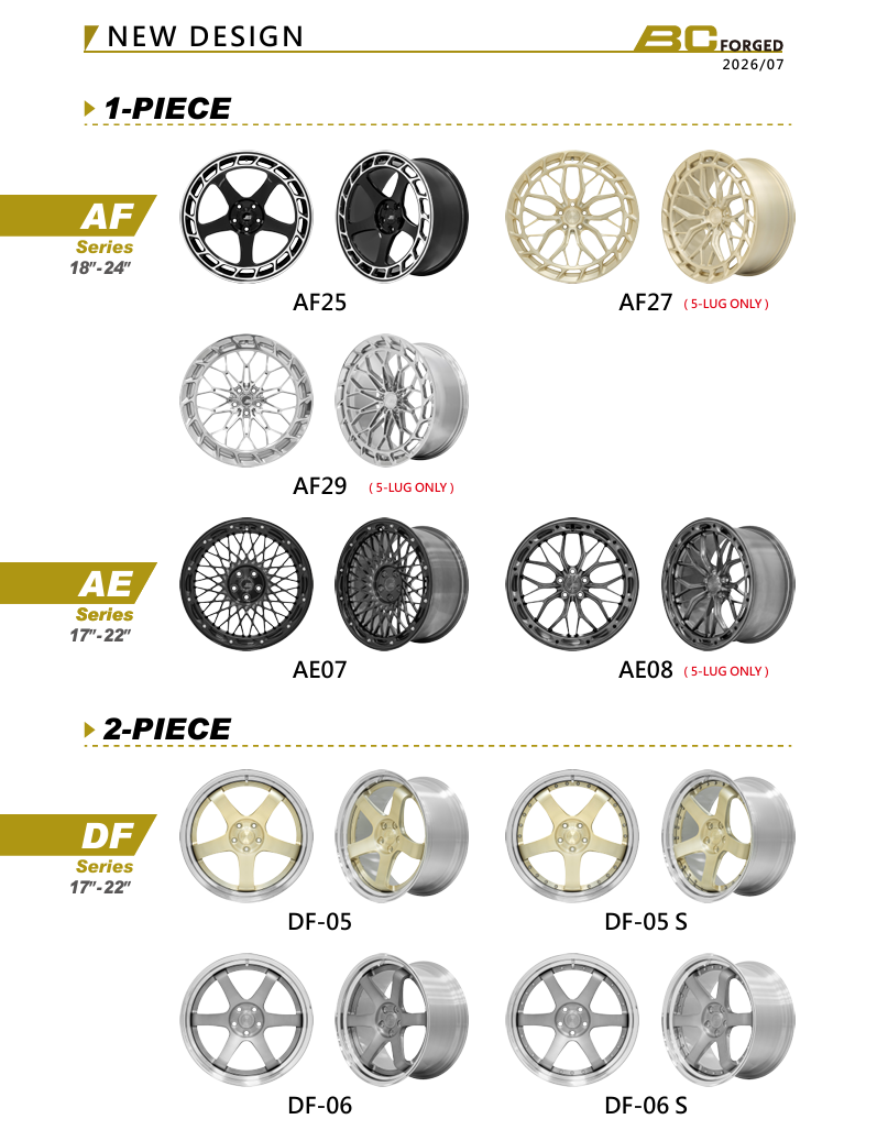 BC FORGED WHEELS ホイール NEWDESIGN 新作
