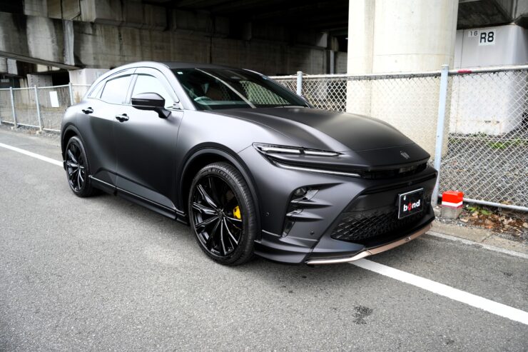 TOYOTA　クラウンスポーツ　キャリパーペイント　AMGイエロー　ボンドボディ　bondbody