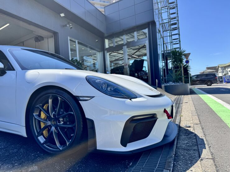 Porsche　718CaymanGT4　Cayman　GT4　ポルシェ　スーパースポーツカー　シートベルトカラーチェンジ　カスタム