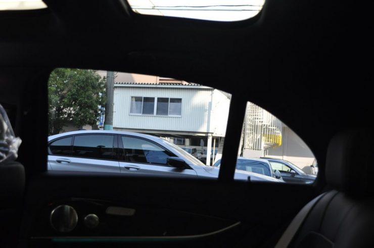 W213 AMG E63 スモークフィルム交換　カスタム