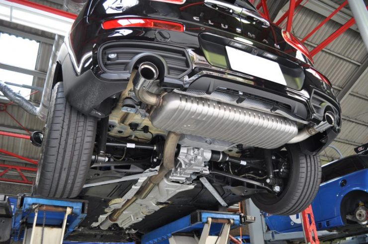 F54 MINI クラブマン JCW REMUSレムスマフラー交換　カスタム