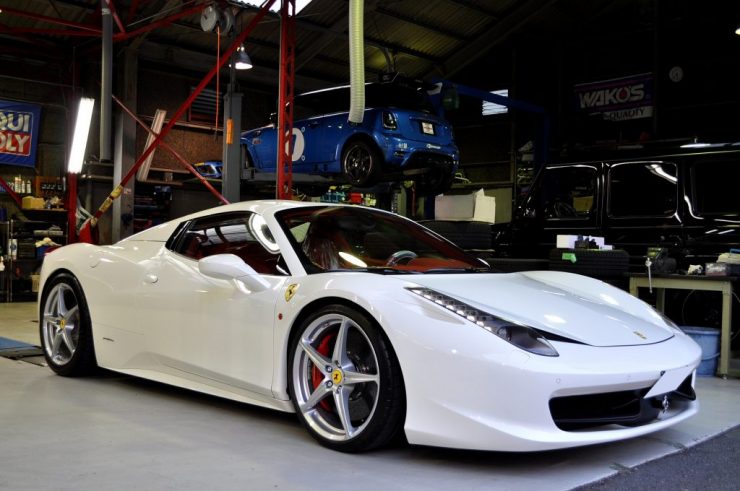 フェラーリ 458 ローダウン　ダウンサス　カスタム