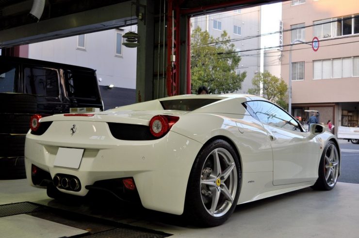 フェラーリ 458 ローダウン　ダウンサス　カスタム