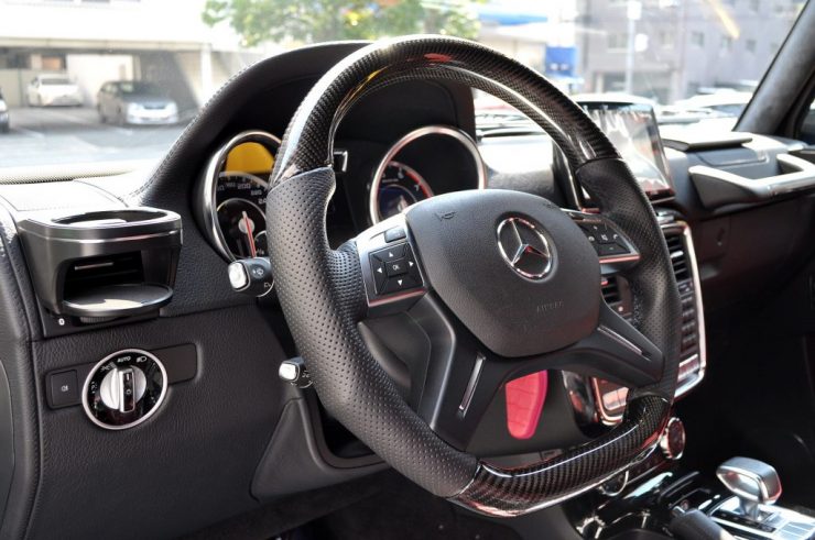 W463 AMG G63 カーボンステアリング　カスタム