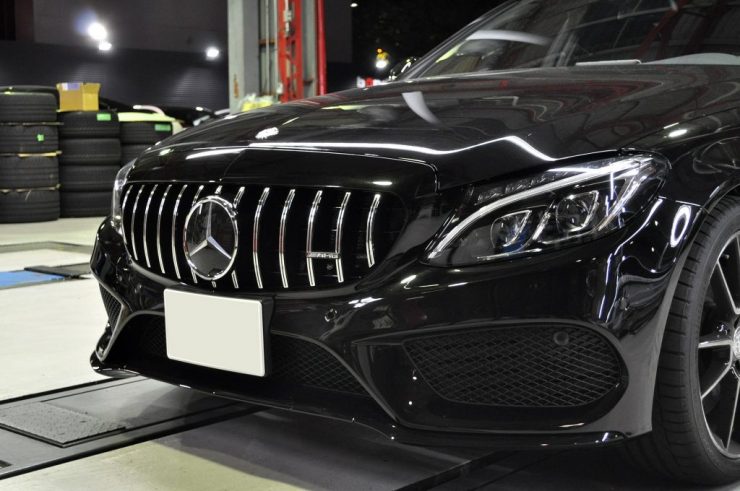 W205 AMG C43 グリル交換　カスタム