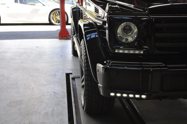 W463　G550 ゲレンデ　ブラバス BRABUS マフラー交換　デイライト　スペーサー　カスタム
