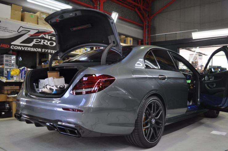 W213 AMG E63 エアコンダクト交換　カスタム