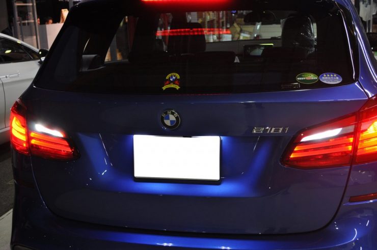 BMW F45 218i アクティブツアラー LED交換　コーディング　カスタム