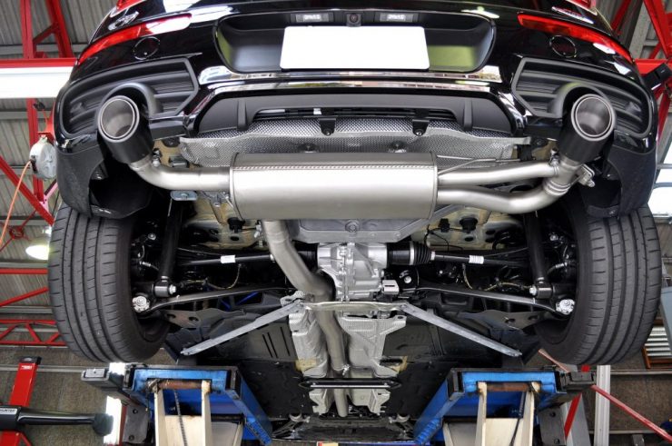 F54 MINI クラブマン JCW REMUSレムスマフラー交換　カスタム