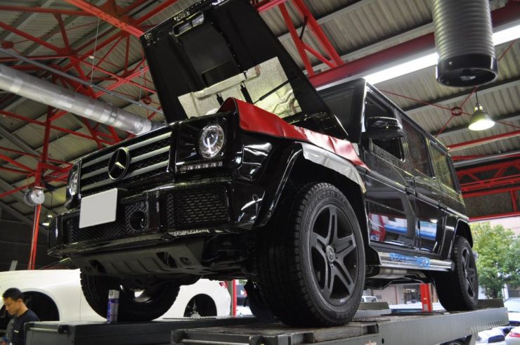 W463　G550 ゲレンデ　ブラバス BRABUS マフラー交換　デイライト　カスタム