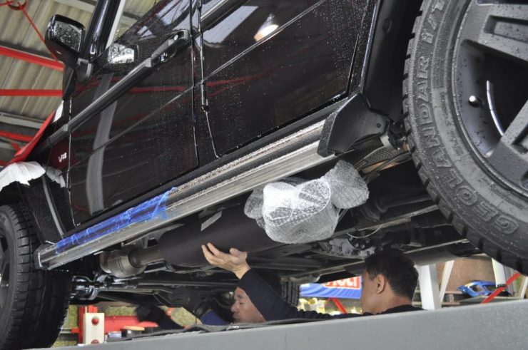 W463　G550 ゲレンデ　ブラバス BRABUS マフラー交換　デイライト　カスタム