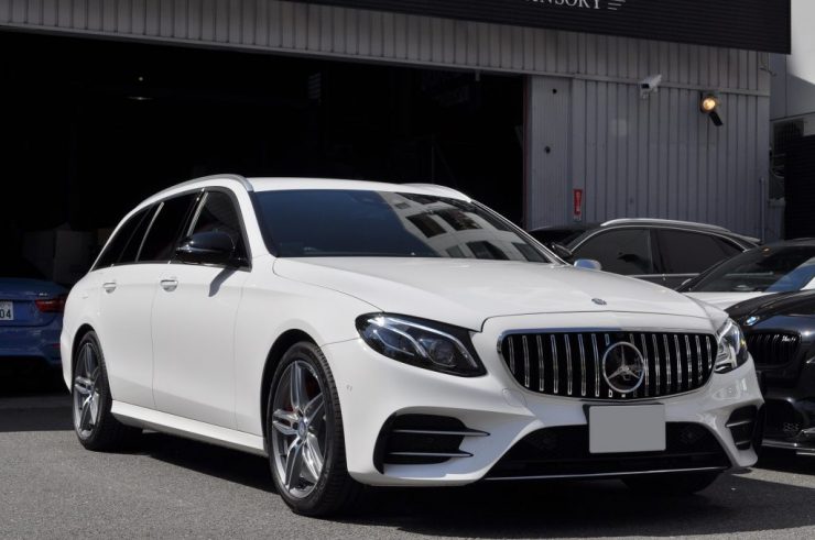  E250 AMG E43グリル交換　カスタム