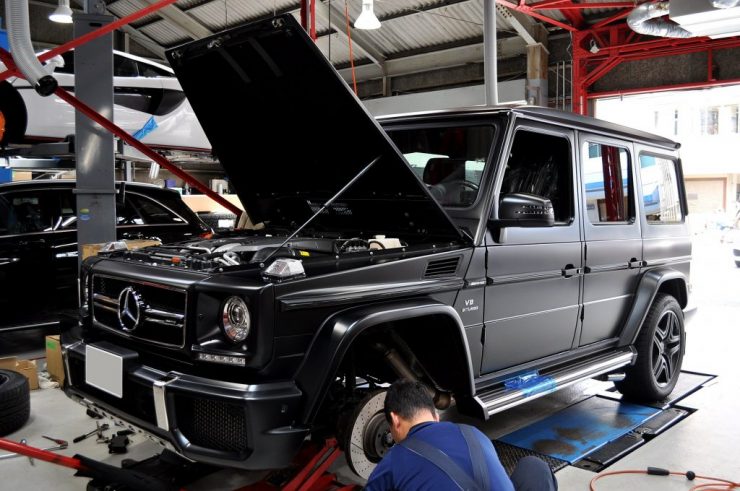 W463 AMG G63 カプリスト マフラー交換 カスタム