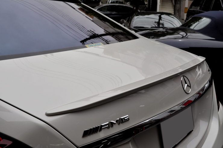 W222 S63 リアモニター　後期テール　カーボンステアリング　カスタム