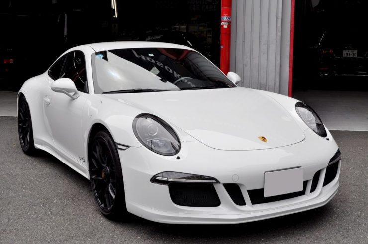 ポルシェ　991　ＧＴＳ　アクラポビッチ　マフラー交換　カスタム