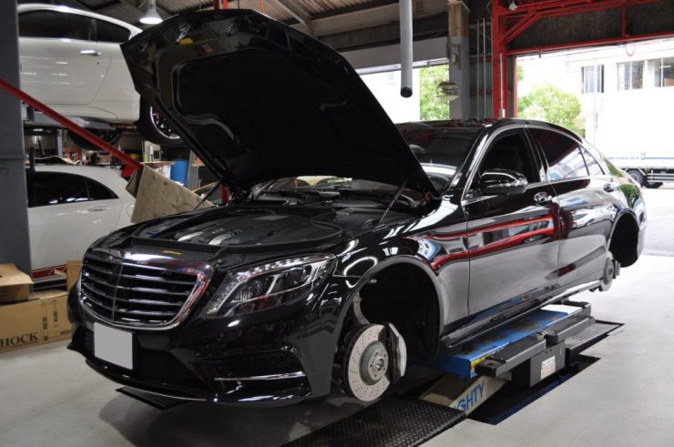 W222 S550L BCforged ホイール交換、ZEESマフラー 他カスタム！