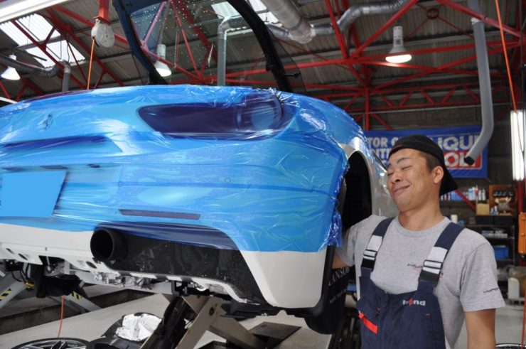 フェラーリ488GTB ブリリアントマフラー交換 カスタム