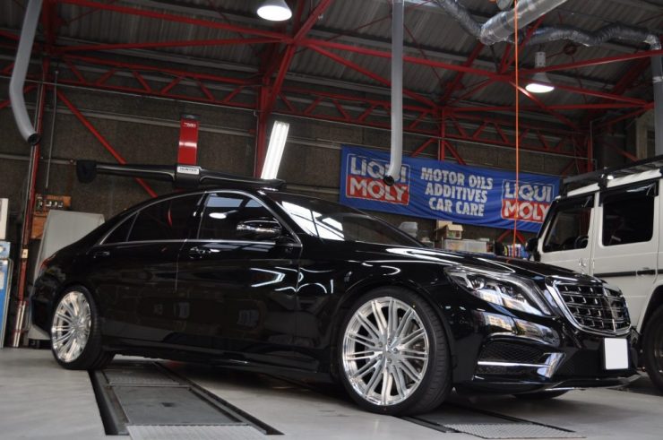 W222 S550L BCforged ホイール交換、ZEESマフラー 他カスタム！