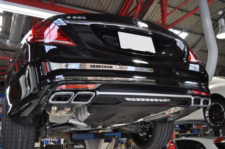 W222 S550L BCforged ホイール交換、ZEESマフラー 他カスタム！