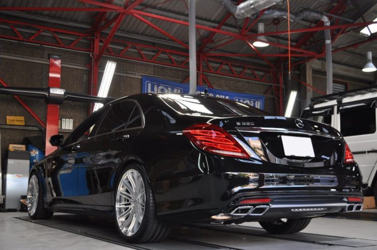 W222 S550L BCforged ホイール交換、ZEESマフラー 他カスタム！