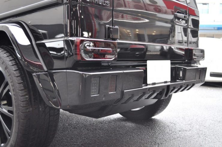 W463 G550 AMGブレーキ交換　ブラバスリアバンパー