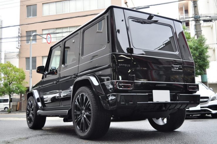 W463 G550 AMGブレーキ交換　ブラバスリアバンパー