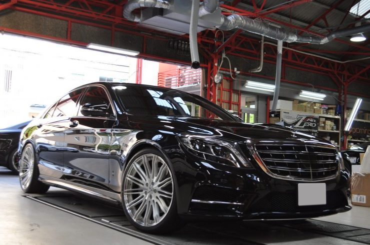 W222 S550L BCforged ホイール交換、ZEESマフラー 他カスタム！