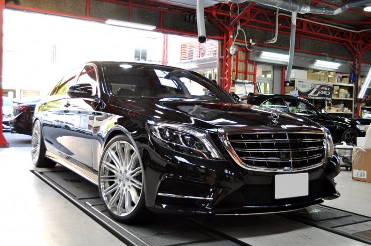 W222 S550L BCforged ホイール交換、ZEESマフラー 他カスタム！