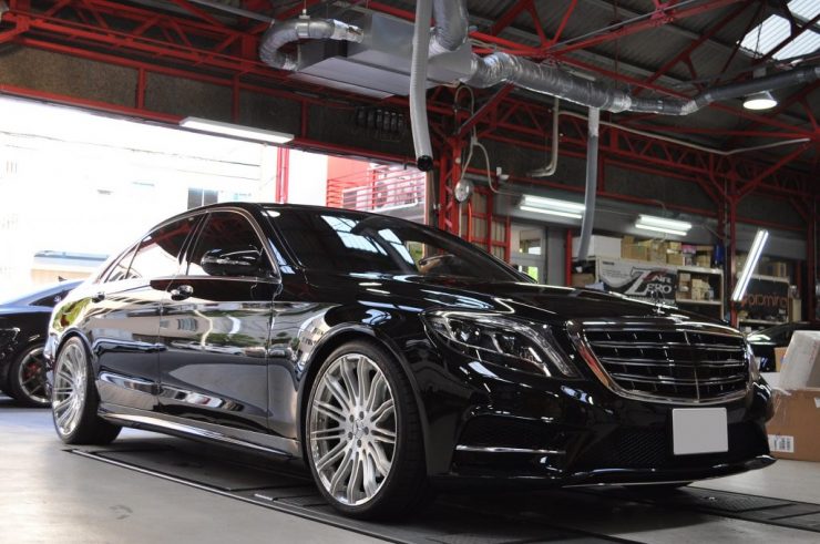 W222 S550L BCforged ホイール交換、ZEESマフラー 他カスタム！
