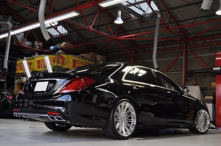 W222 S550L BCforged ホイール交換、ZEESマフラー 他カスタム！