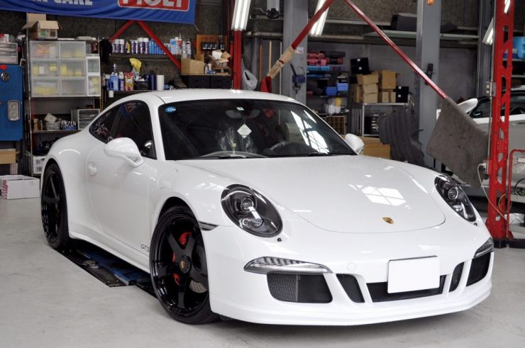 ポルシェ 991 GTS センターロック ホイール交換 カスタム