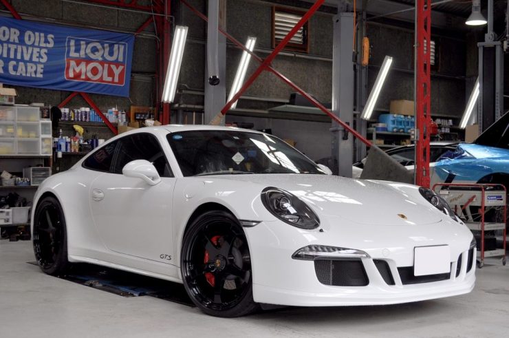 ポルシェ　991 GTS センターロック　ホイール交換　カスタム