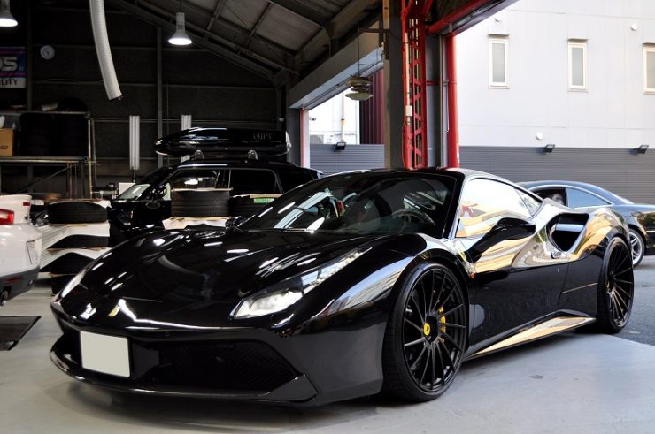 フェラーリ488GTB BCforged ホイール交換
