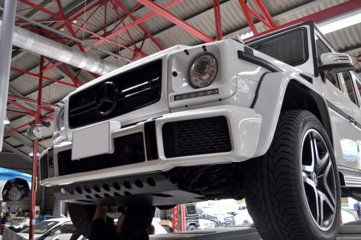 W463 G350d AMG G63 ブレーキ交換　アンダーガード　カスタム
