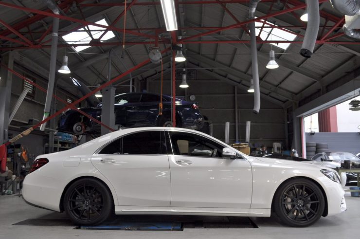 W222 後期S450 低ダスト　ローダウン　スペーサー