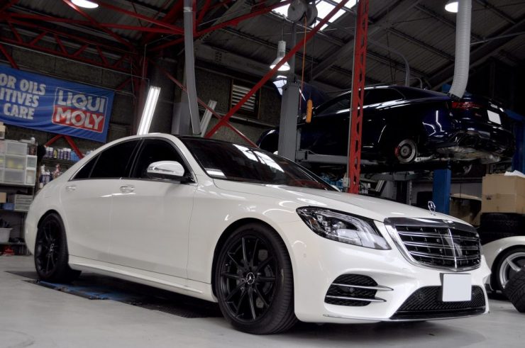 W222 後期S450 低ダスト　ローダウン　スペーサー