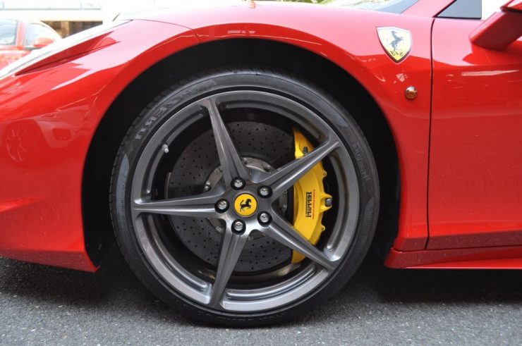 フェラーリ458スパイダー　ダウンサス　Ｈ＆Ｒ　カスタム
