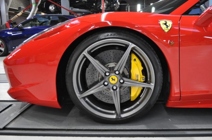 フェラーリ458スパイダー ダウンサス H&R カスタム
