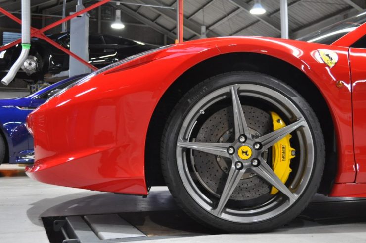 フェラーリ458スパイダー ダウンサス H&R カスタム