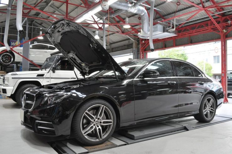 W213 E250 アイバッハ　ダウンサス　ローダウン　