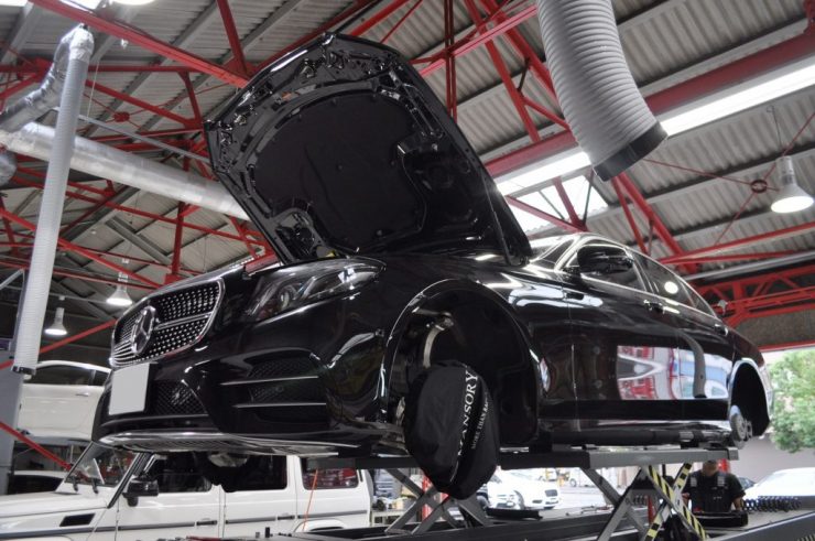 W213 E250 アイバッハ　ダウンサス　ローダウン　