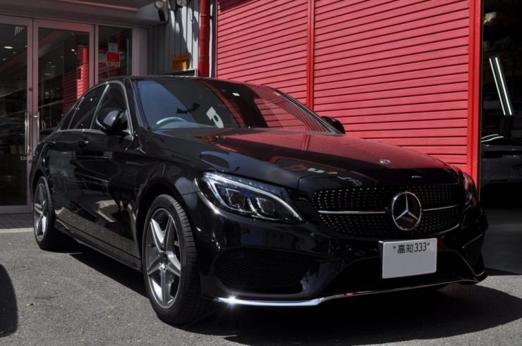 W205 C200 レーダー　ドラレコ　グリル