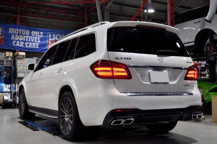 X166 GLS 63ディフューザー　マフラー