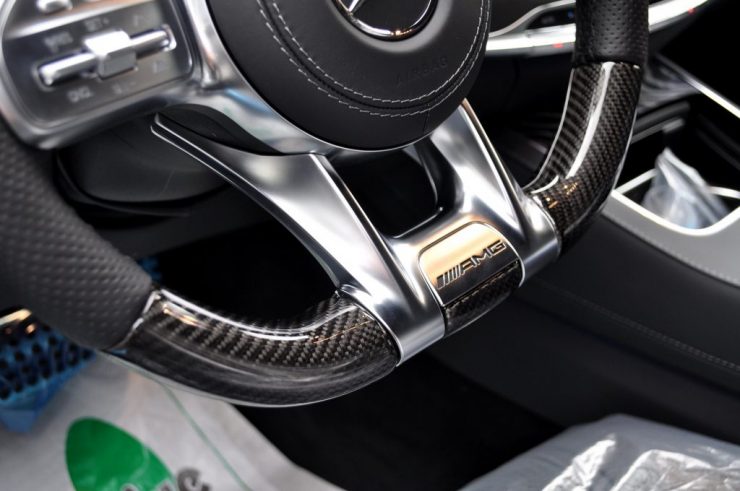 W222 後期S63 ホイール交換 カーボンエアロ　カスタム