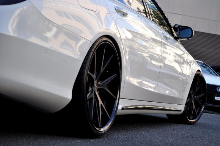 W222 S550 ホイール交換　カスタム