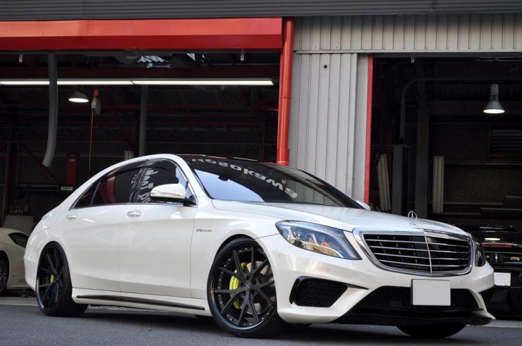 W222 S550 ホイール交換　カスタム