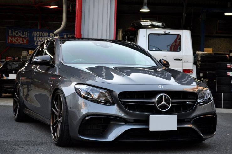 W213 AMG E63 アクラポビッチ　マフラー交換