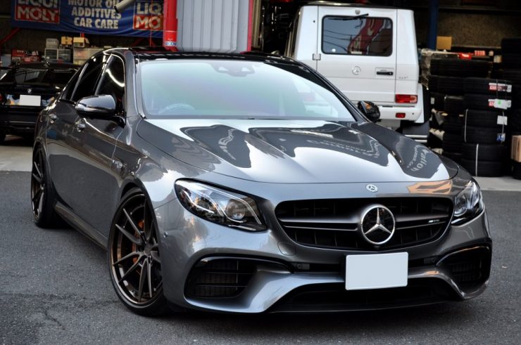 W213 AMG E63 アクラポビッチ マフラー交換