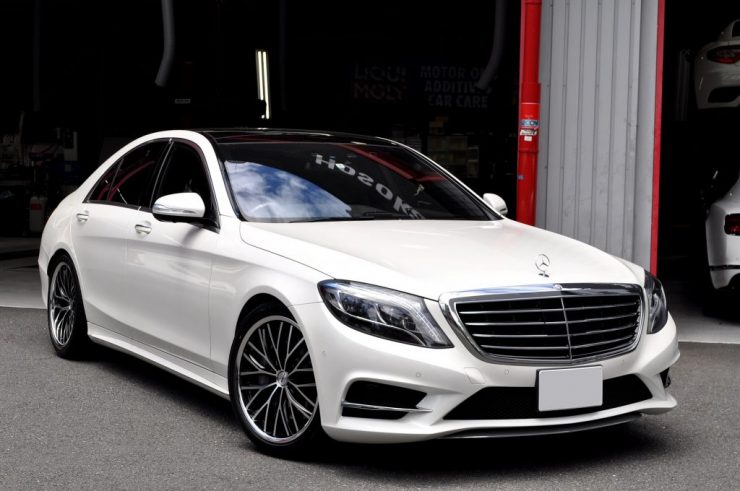 W222 S400h WEDS ホイール交換